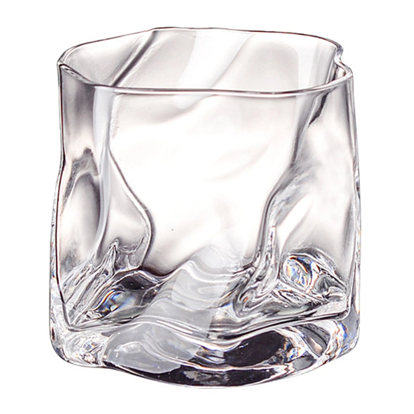 Verre Irrégulier pour Whisky asymetrique