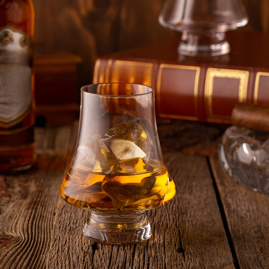 Ensemble de  verres  whisky en cristal 